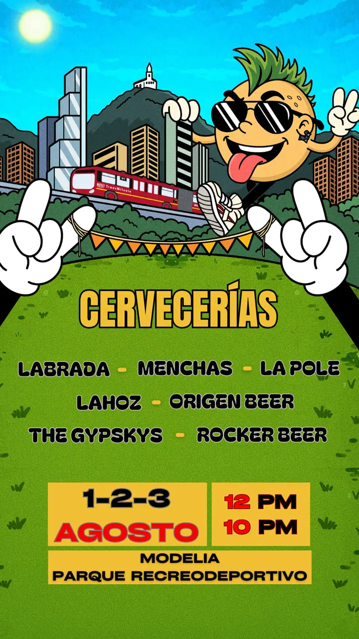 Cervecerías Burger Picnic Modelia 2025